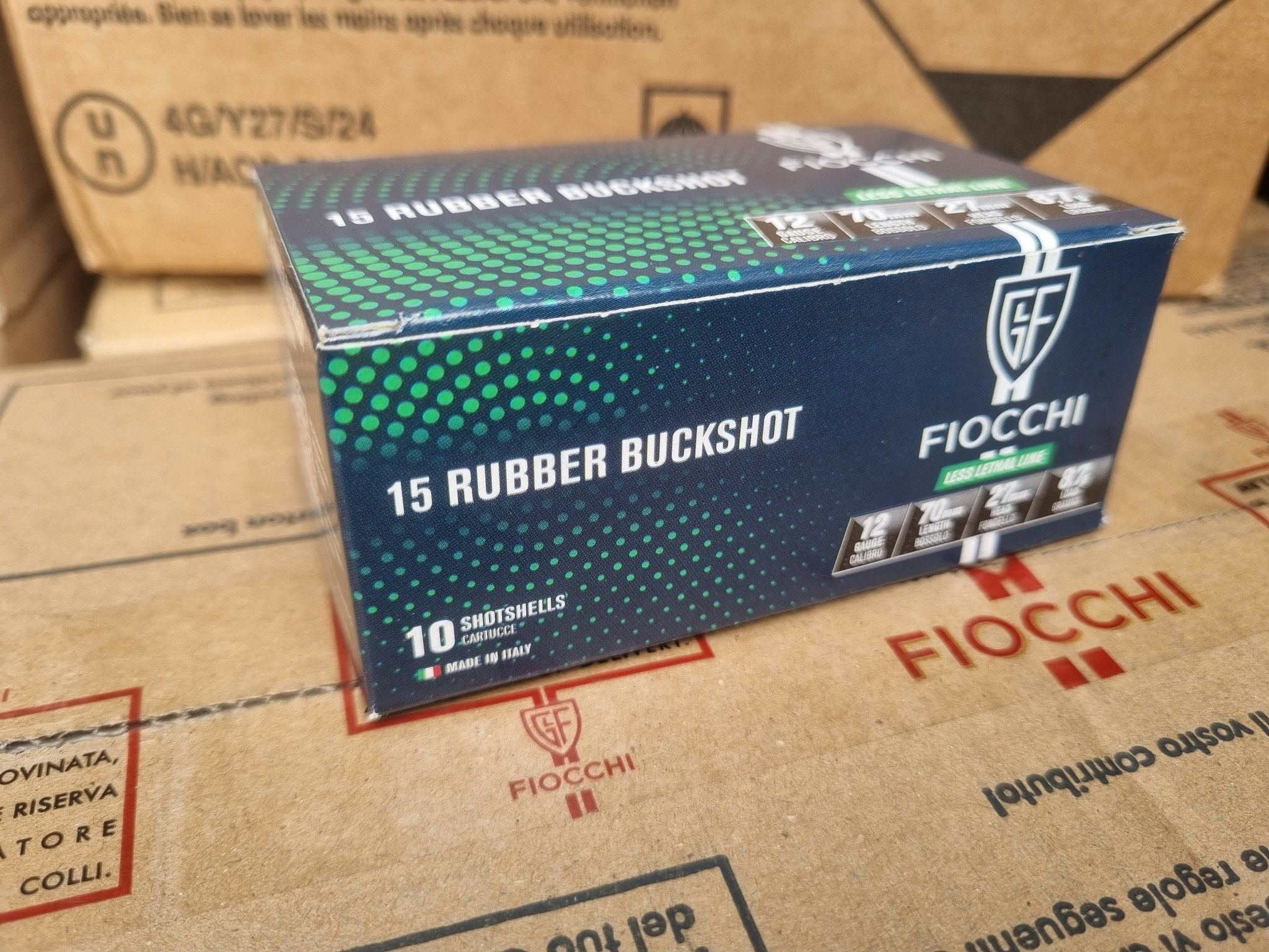 Fiocchi Rubber Buck 12/70 10ptr/ask