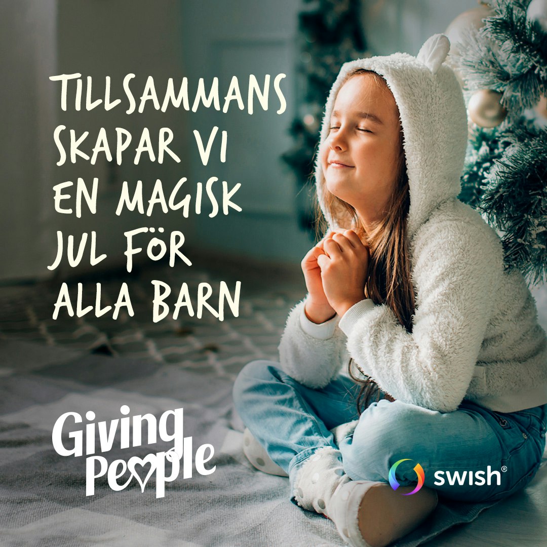 God jul till alla - bidrag till utsatta barnfamiljer i Sverige!