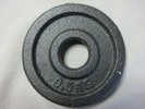 Viktskiva Gjutjärn 30 mm. 0,5 kg. 1 st.