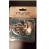 Struktur Toalettbehör 265 52 mm mattkrom