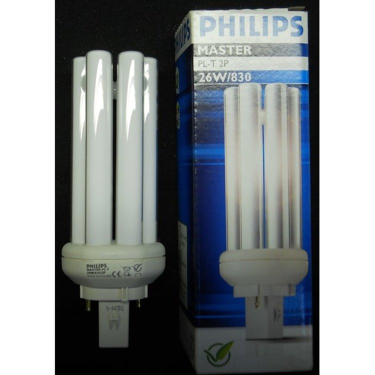 Philips Kompaktlysrör PL-T/2P 26W/830 1800 lumen