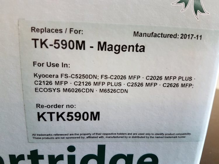 Greenman Toner Cartridge TK-590M Magenta