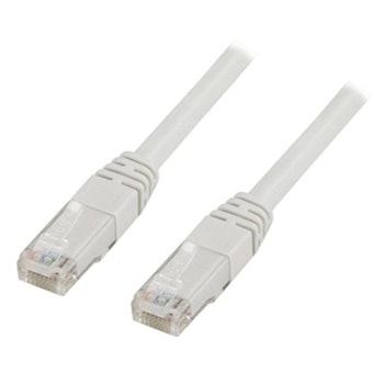 Deltaco nätverks kabel cat6 3m Vit
