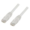 Deltaco nätverks kabel Cat6 5m vit