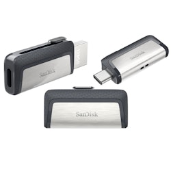 Sandisk USB-minne Dual Drive USB Type-C 128 GB