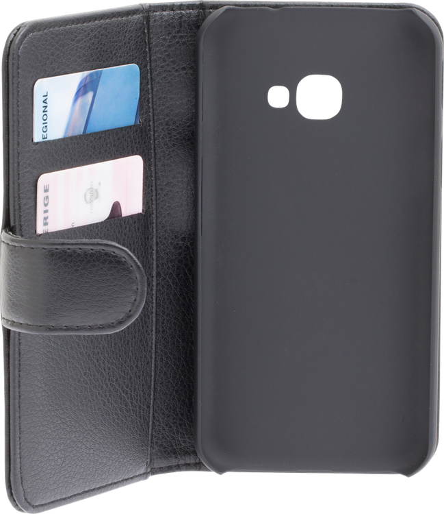 iZound Genuine Leather Wallet Case Samsung Galaxy Xcover 4 Mobilskal