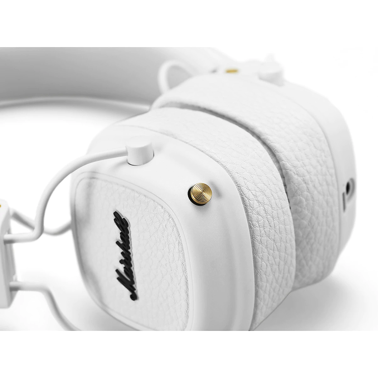 Marshall Major 3 Bluetooth Hörlurar med Mikrofon vit