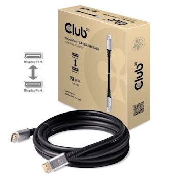 Club 3D DisplayPort 1.4 HBR3 8K Cable M/M 4m