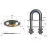 Bow Eye Class 3 L=124MM M12 630 PVD/EP