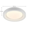 Lindby Inarum LED-taklampa, RGB, CCT, dimbar