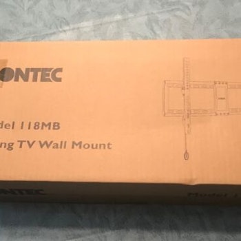 BONTEC 118MB - Tilting TV Wall Mount Fits 37"-70" LED, LCD & Plasma TV's