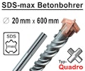 SDS-MAX Quadro Bohrer Ø 20 mm x 600 mm