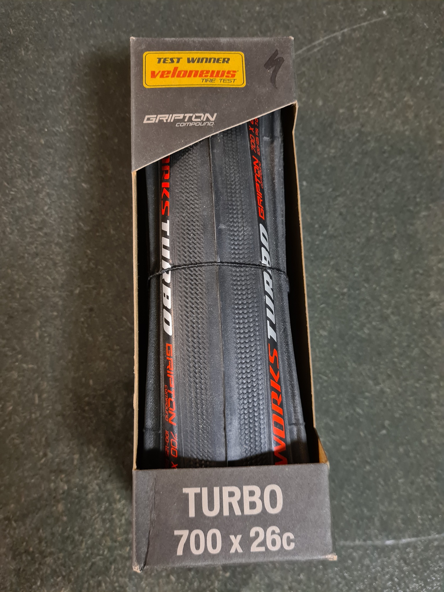 Specialized S-Works Turbo Clincher Tire 700x26c - Black (00015-1076)