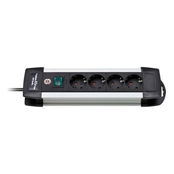 Brennenstuhl  Premium-Alu-Line  4st  1,8m