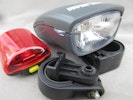 Cykelbelysningsset  fram/bak, Power Beam