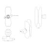RAM Mounts RAM Double Socket Arm