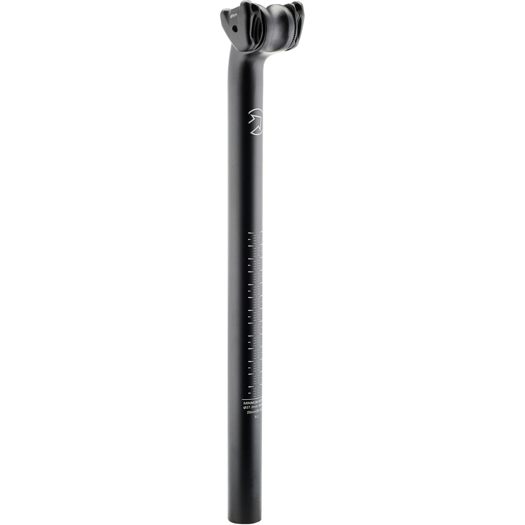 PRO LT Sadelstolpe Ø27.2 mm/offset 20 mm svart