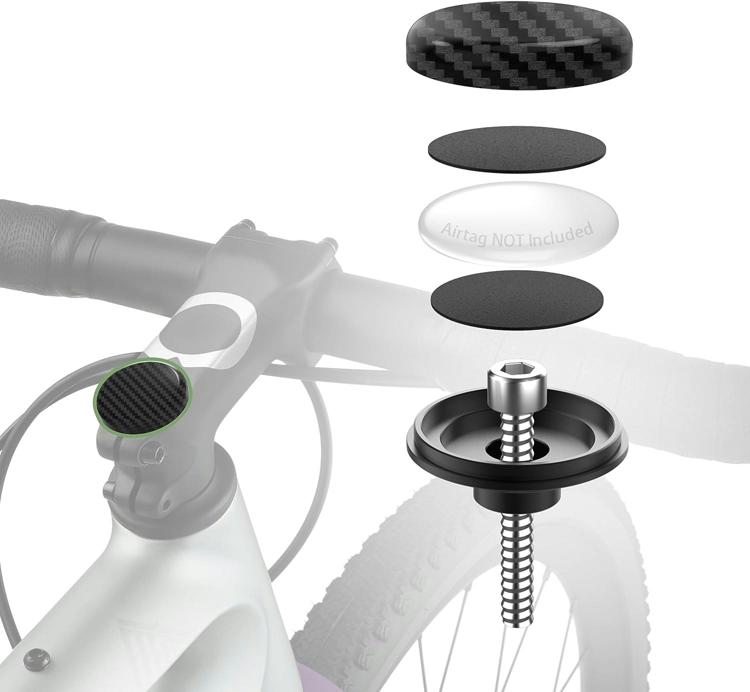 EFEALL AirTag Bike Mount