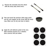 Inner Tube Repair Puncture Repair Kit Self Adhesive Glueless Patches (X6) Metal Tyre Levers (X2) Suitable For Road, Mountain Or Commuter Bikes