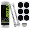 Inner Tube Repair Puncture Repair Kit Self Adhesive Glueless Patches (X6) Metal Tyre Levers (X2) Suitable For Road, Mountain Or Commuter Bikes