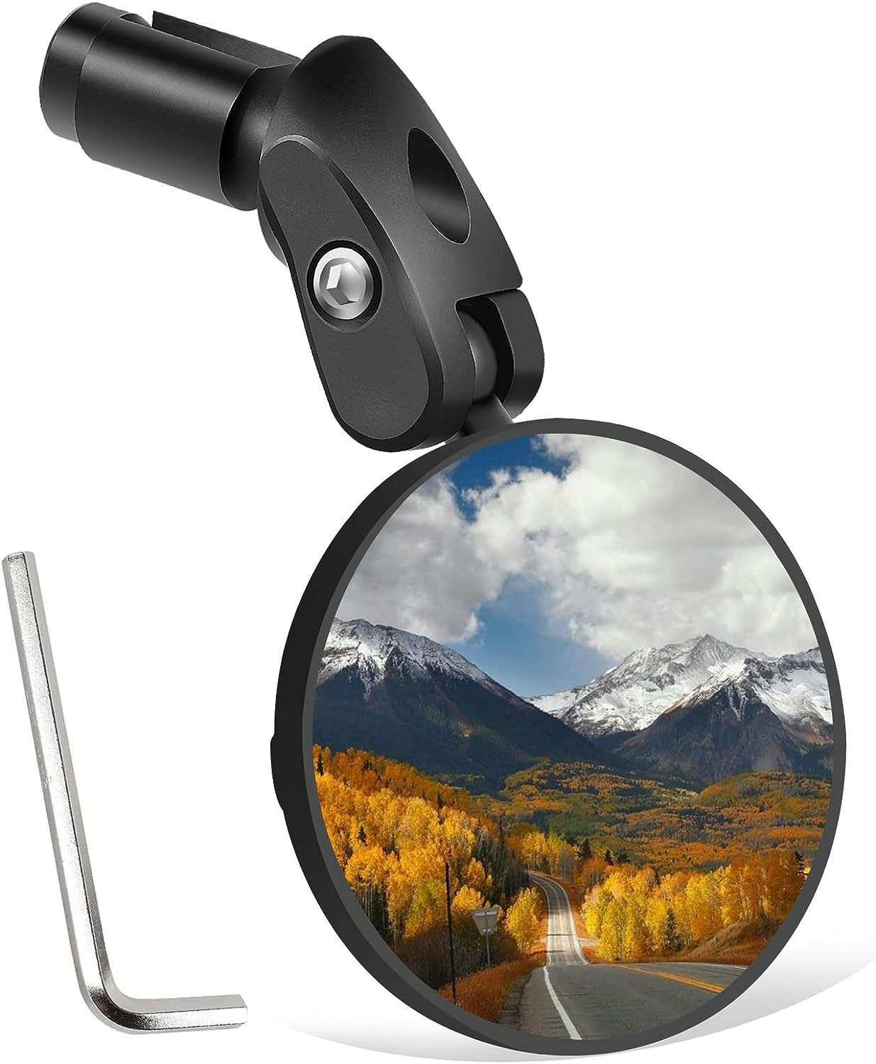 WESTGIRL Bike Mirror Bar End, HD Convex 360°