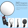 WESTGIRL Bike Mirror Bar End, HD Convex 360°