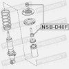 Front shock absorber bushing Nissan navara_thi make d40t 2007.08- [GL] febest art. Nsb-d40f