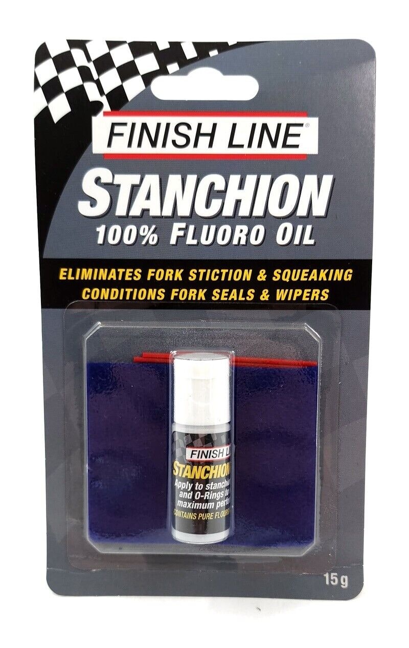 Finish Line's Stanchion 100% fluoro oil, 15 g.