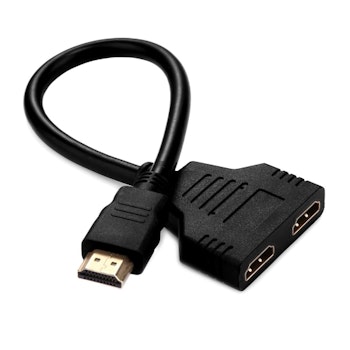 1080p HDMI Port Male To 2 Female 1 In 2 Out Splitter Cable Adapter Converter