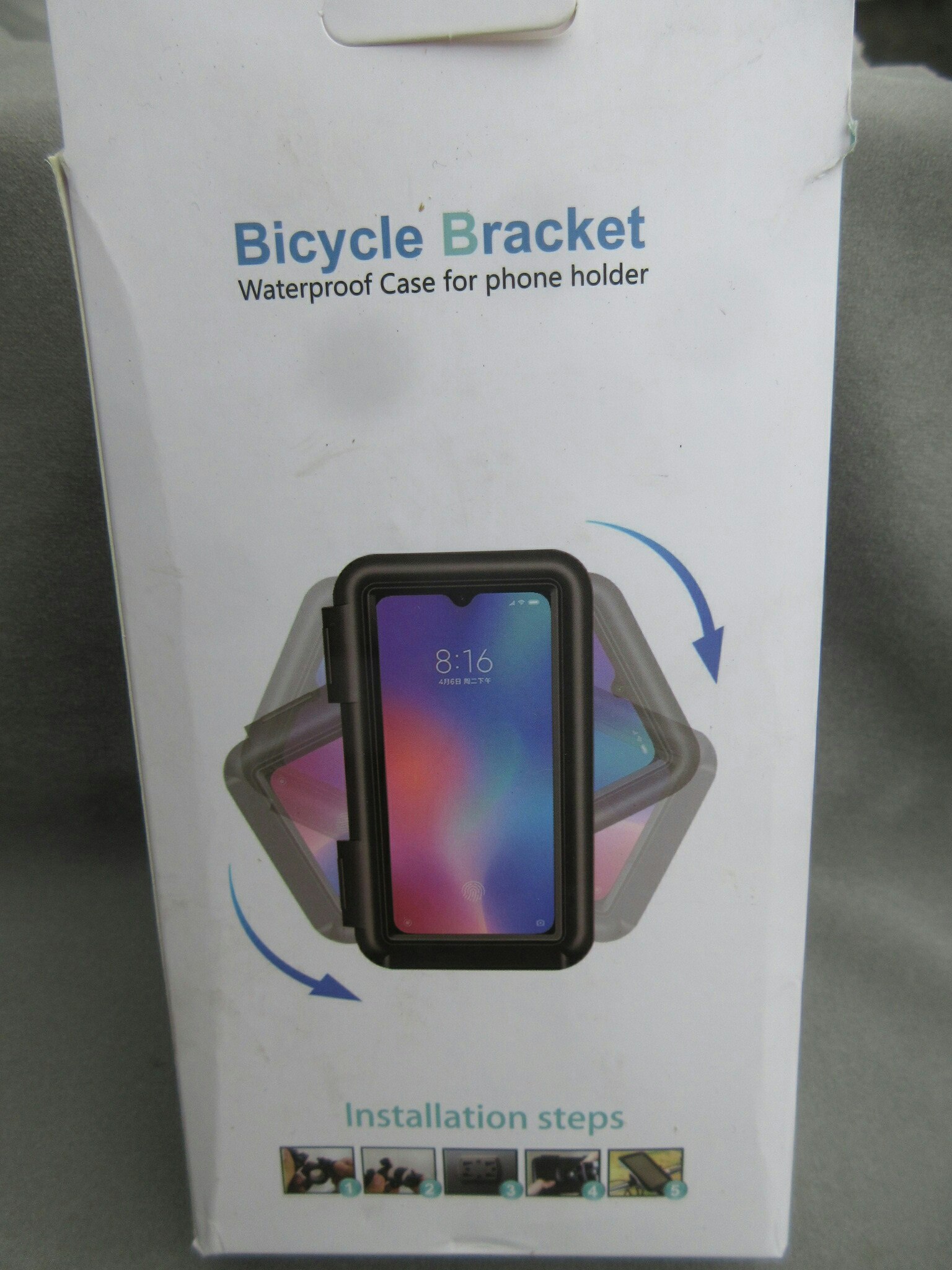 Bicycle Bracket Waterproof Case for phone holder