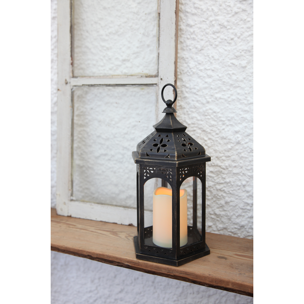 Star Trading AMBER Lantern LED, med fjärrkontroll