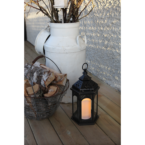 Star Trading AMBER Lantern LED, med fjärrkontroll