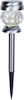 LED-Solar-Sticks Combi with Solar Panel and Rechargeable Battery - Silver (2 Pieces)