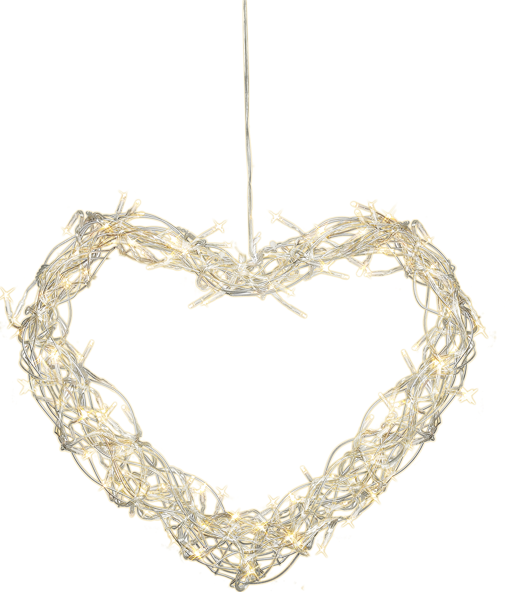 Curley Heart 35x30 cm LED