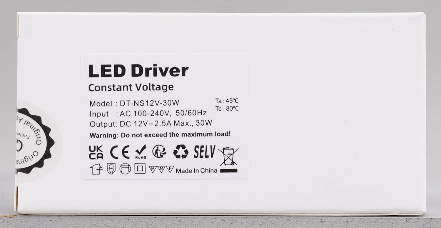 VARICART LED drivrutin 12V 30W