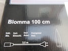 Papperstjärna Blomma 100 cm, Silver