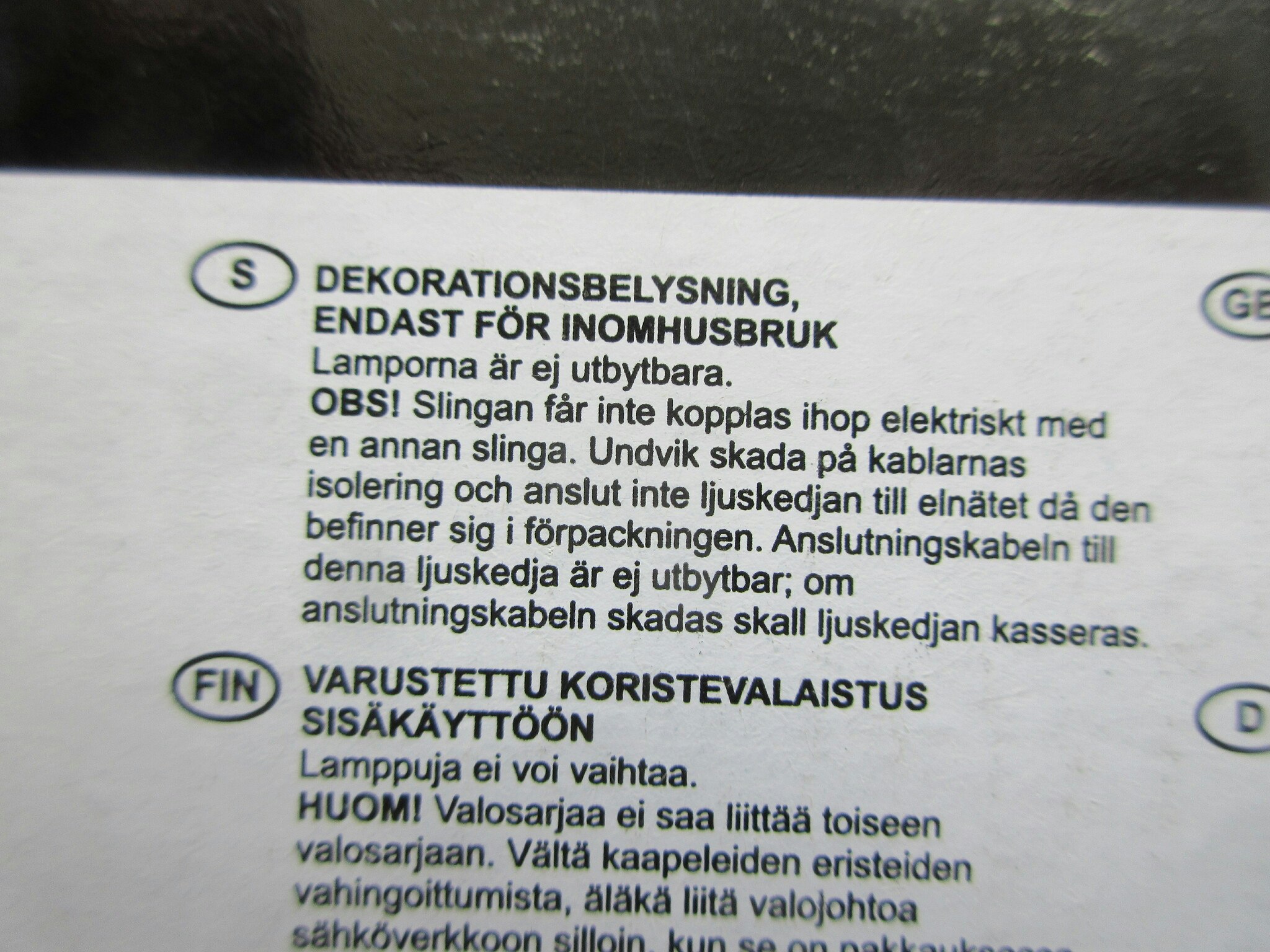 Dekorationsbelysning Snödroppar