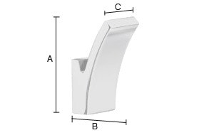 Enkelkrok, par. Smedbo Life GK140 Krom