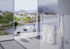 Handdukskrok, Smedbo SIDELINE DK3111 Polerad krom