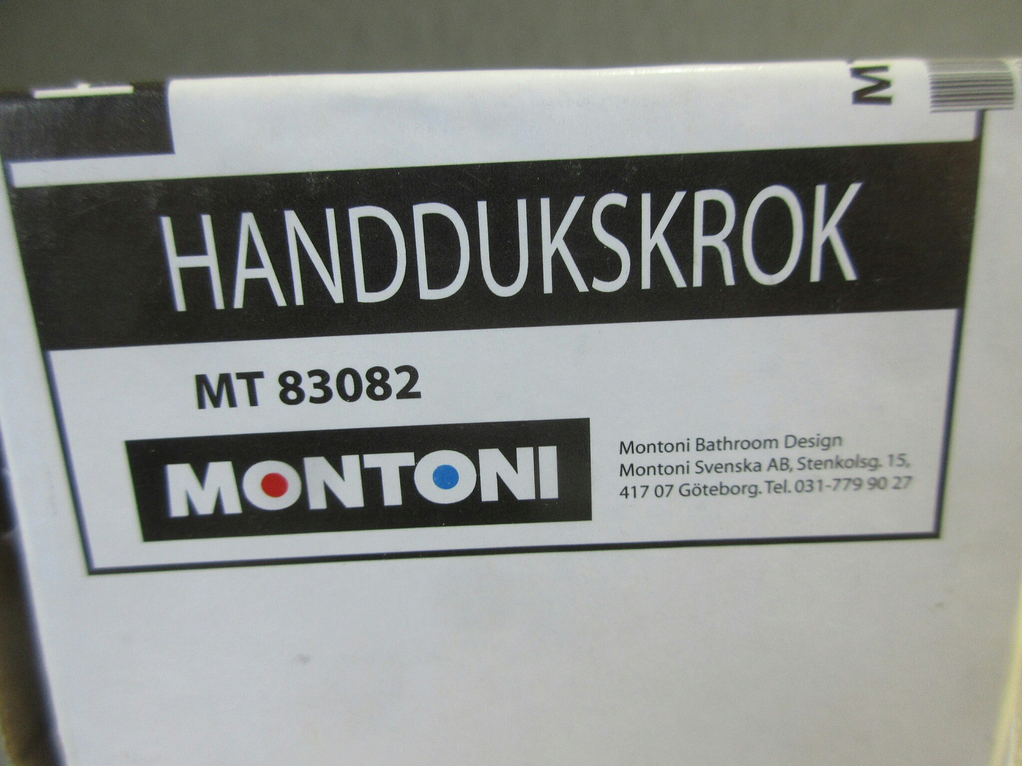 Handdukskrok Montoni Polerad krom