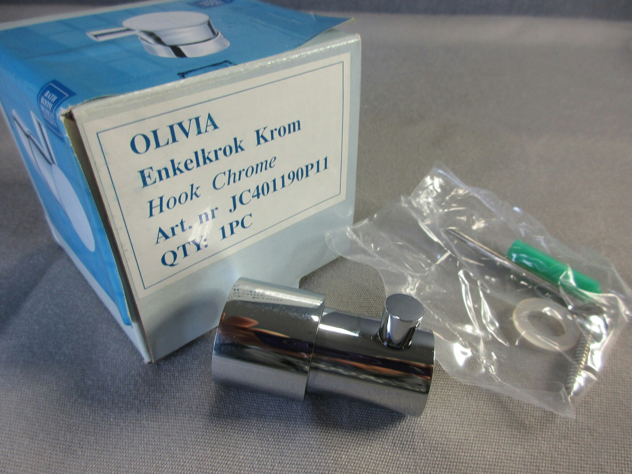 Enkelkrok Olivia Polerad krom