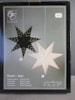 Pappersstjärna Shark Star Vit, 60 cm.