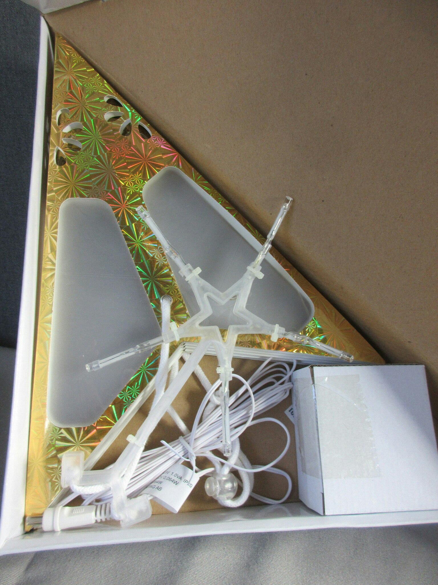 Folding Star guld, 60 cm.