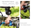 Elektrisk ringklocka med 4 ljudlägen, 100‑120 dB, svart