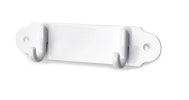 HABO Handdukshängare 2-krok 1804-2 Vit 160 mm
