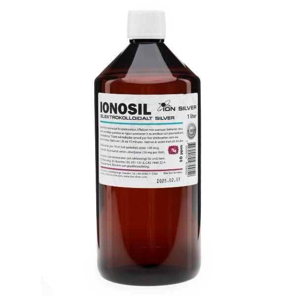 Vattendesinfektion Ion Silver Kolloidalt silver, 1 liter