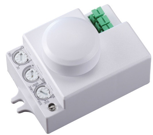 Taklampa med sensor Temar CLEO 400 SR silver IP20