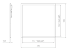 Modularlampa Airam Plata IP20 40W/830 PCO vit