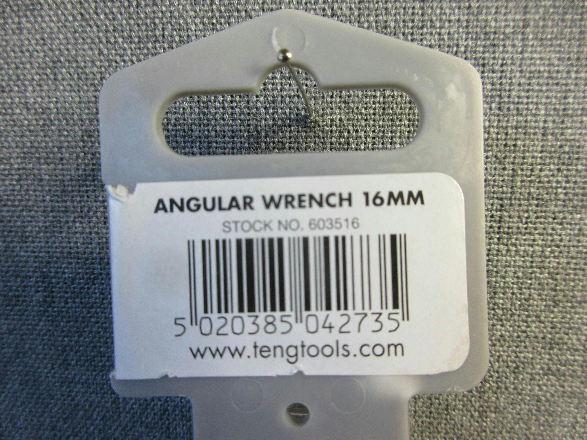 Hylsnyckel dubbel 16 mm. Teng Tools