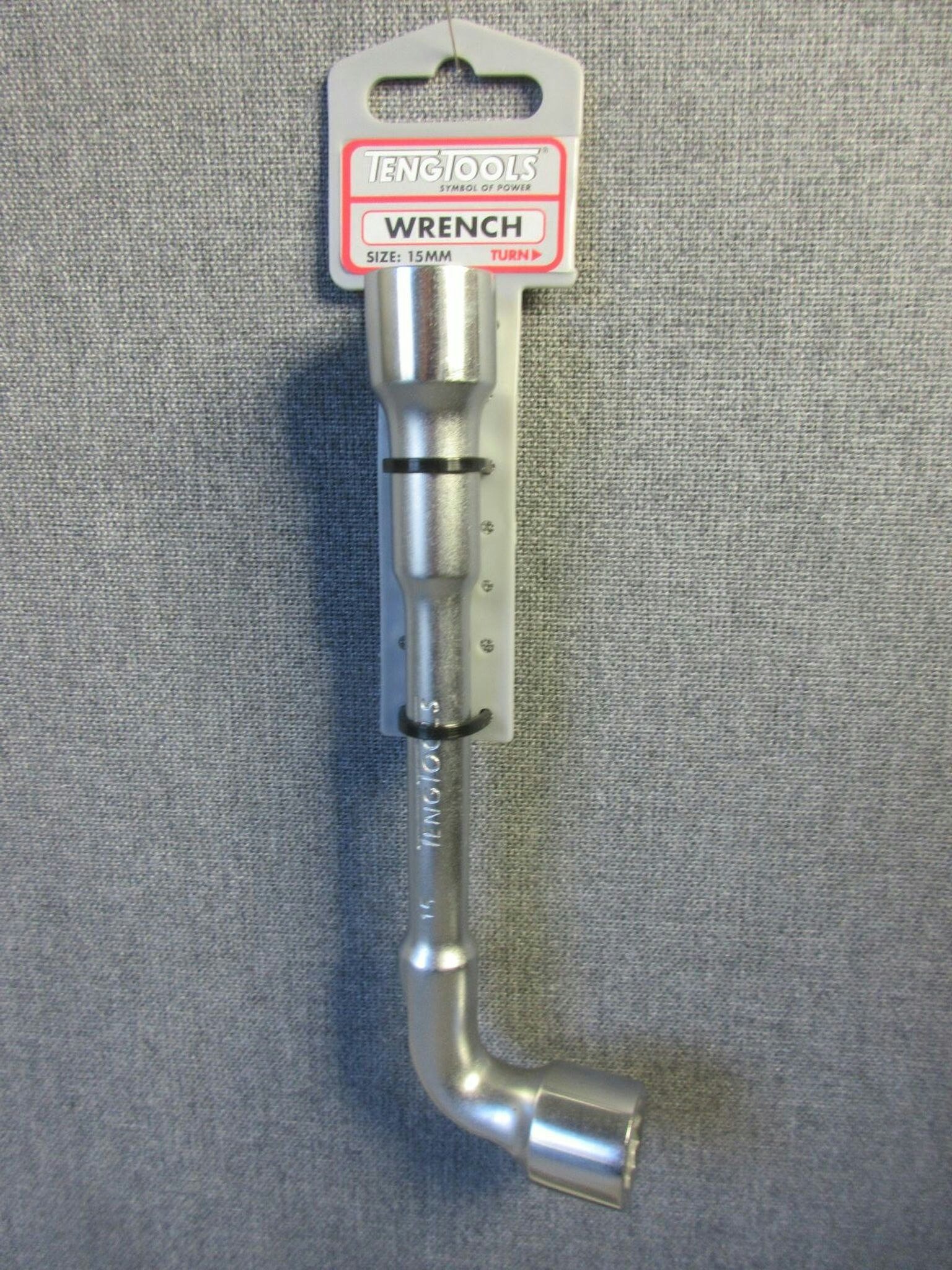 Hylsnyckel dubbel 15 mm. Teng Tools.